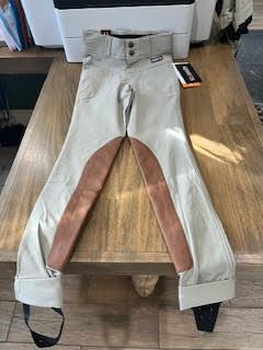 Kerrits Kids Crossover Extended Knee Patch JOD Sand