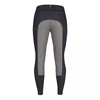 Full Seat Stretch Denim Blue Jeans Horse Riding Dressage Breeches