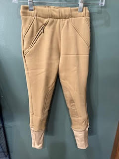 TuffRider Kids Comfort Unifleece Breeches Sand