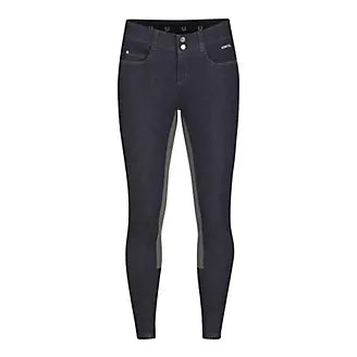 Full Seat Stretch Denim Blue Jeans Horse Riding Dressage Breeches