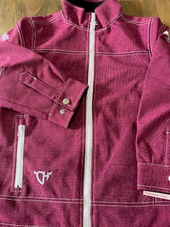 Cowgirl Hardware Triple Horse Tech Jacket Youth Berry
